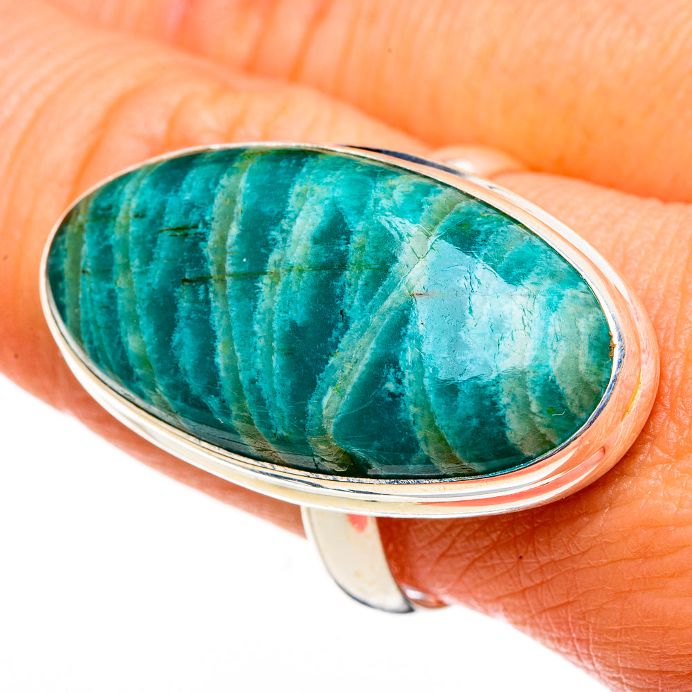 Amazonite Rings handcrafted by Ana Silver Co - RING86983
