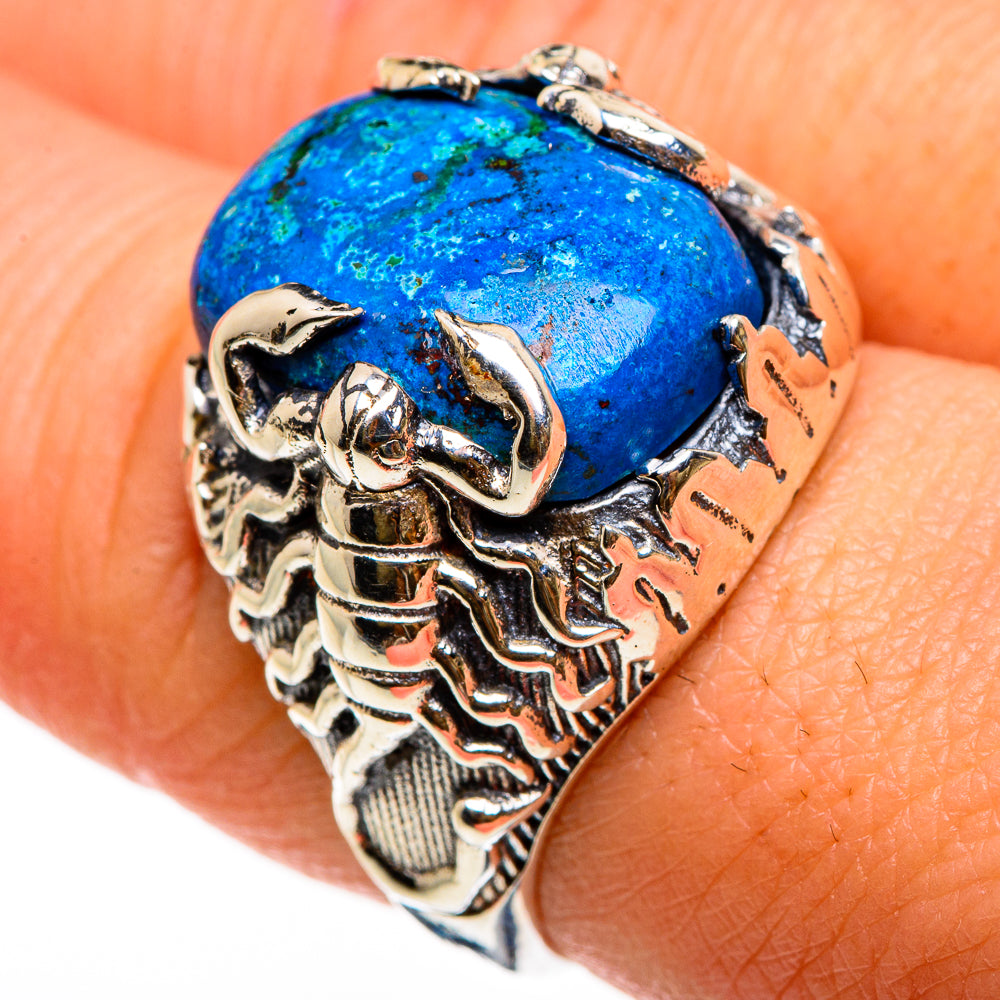 Chrysocolla Rings handcrafted by Ana Silver Co - RING87009
