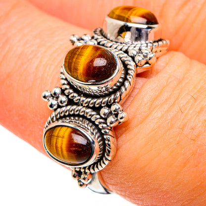 Tiger Eye Rings handcrafted by Ana Silver Co - RING87019