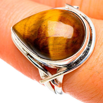 Tiger Eye Rings handcrafted by Ana Silver Co - RING87038