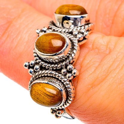 Tiger Eye Rings handcrafted by Ana Silver Co - RING87039