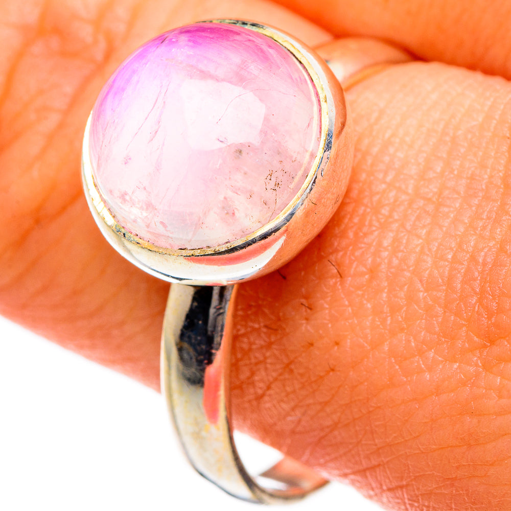Pink Moonstone Rings handcrafted by Ana Silver Co - RING87042