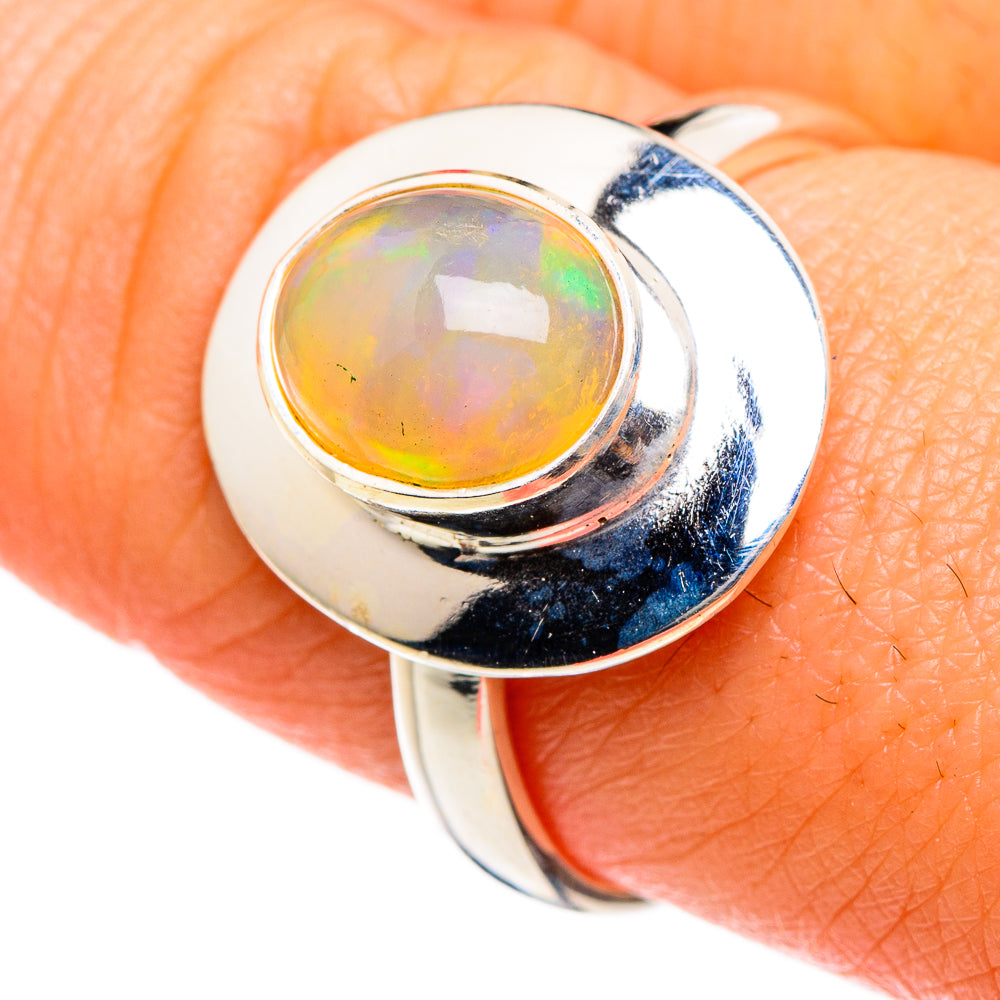 Ethiopian Opal Rings handcrafted by Ana Silver Co - RING87049