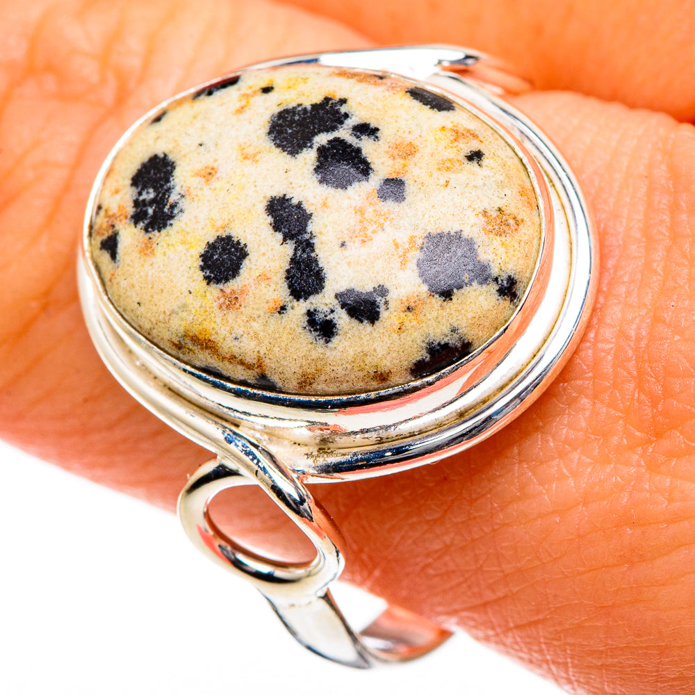 Dalmatian Jasper Rings handcrafted by Ana Silver Co - RING87058