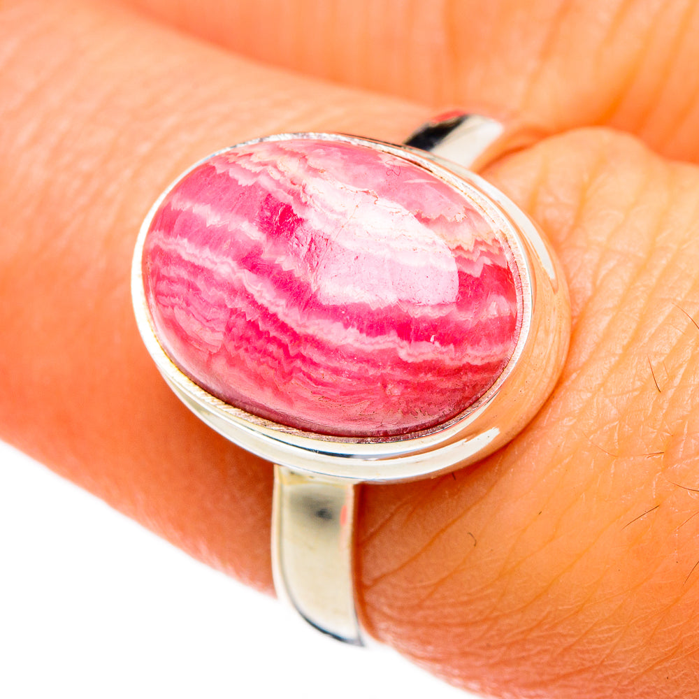 Rhodochrosite Rings handcrafted by Ana Silver Co - RING87063