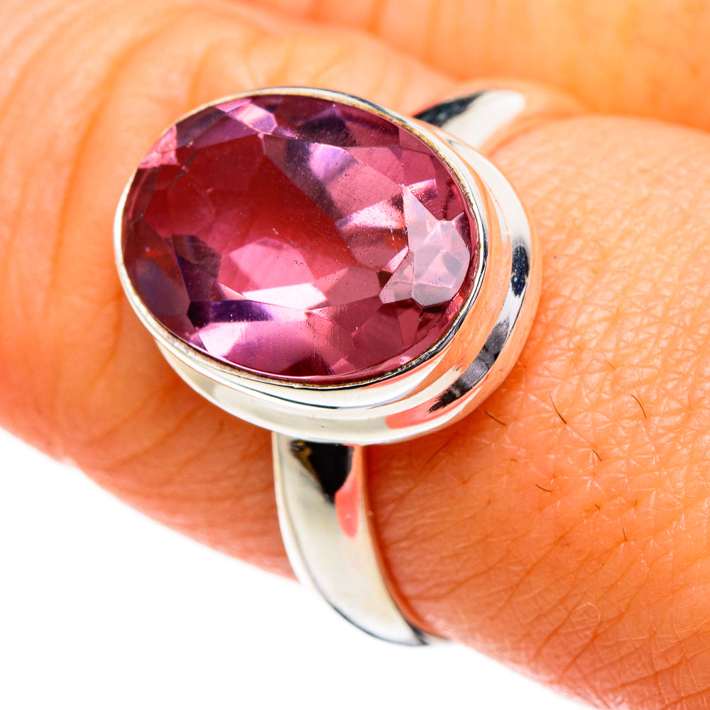 Color Change Alexandrite (Lab.) Rings handcrafted by Ana Silver Co - RING87065