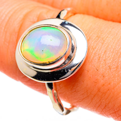 Ethiopian Opal Rings handcrafted by Ana Silver Co - RING87069