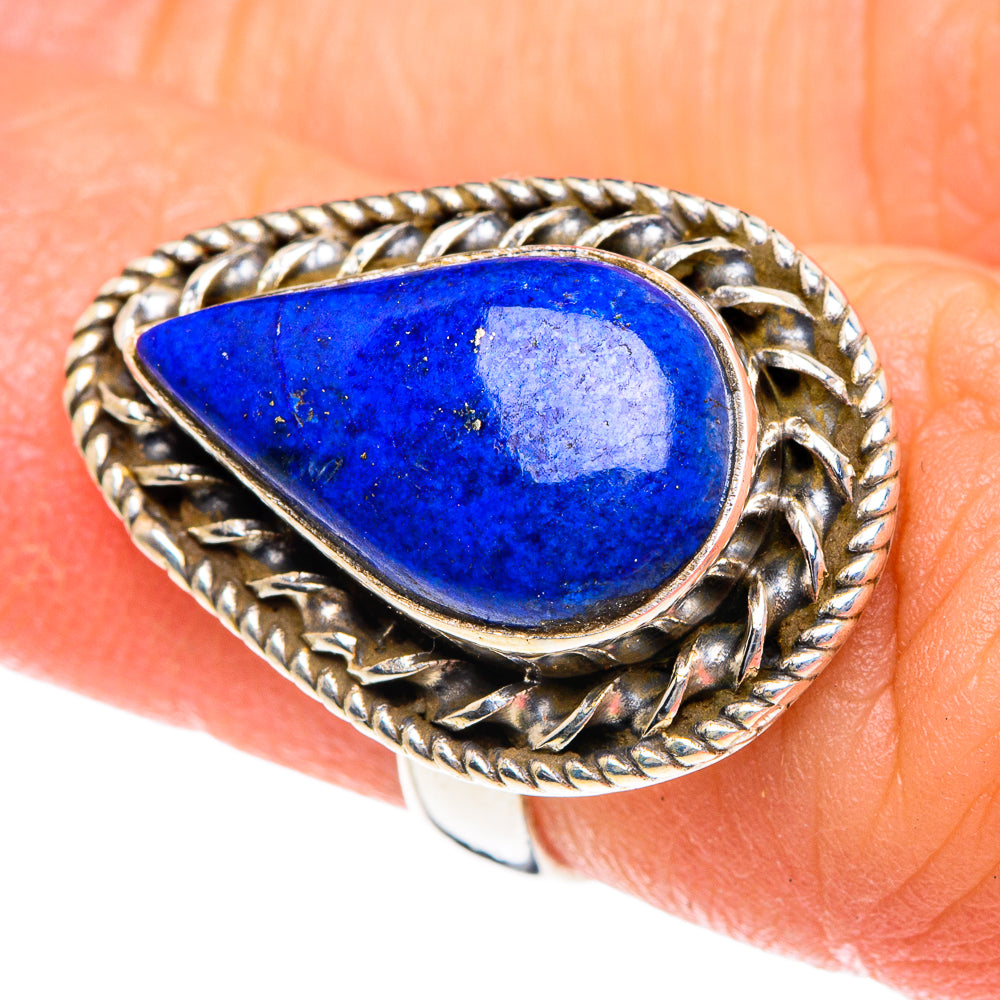 Lapis Lazuli Rings handcrafted by Ana Silver Co - RING87072