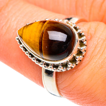 Tiger Eye Rings handcrafted by Ana Silver Co - RING87077