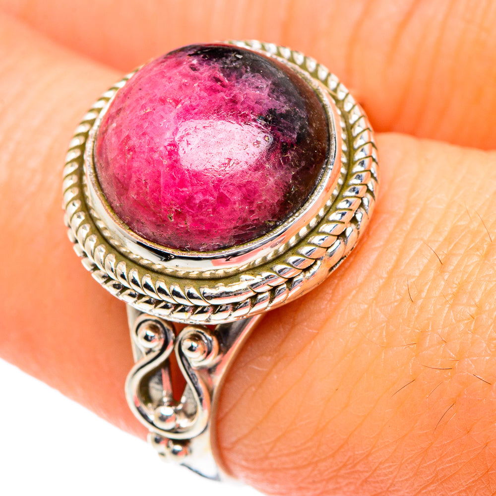 Rhodonite Rings handcrafted by Ana Silver Co - RING87080
