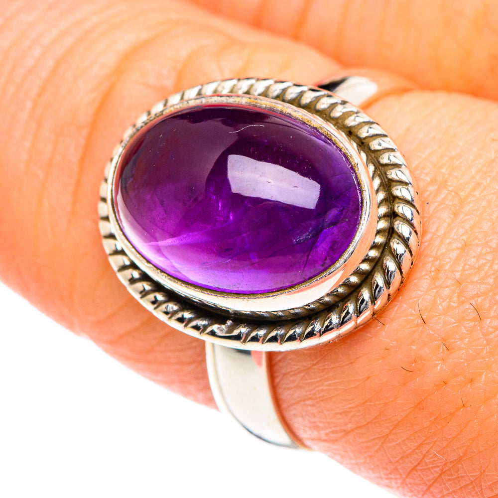 Amethyst Rings handcrafted by Ana Silver Co - RING87083