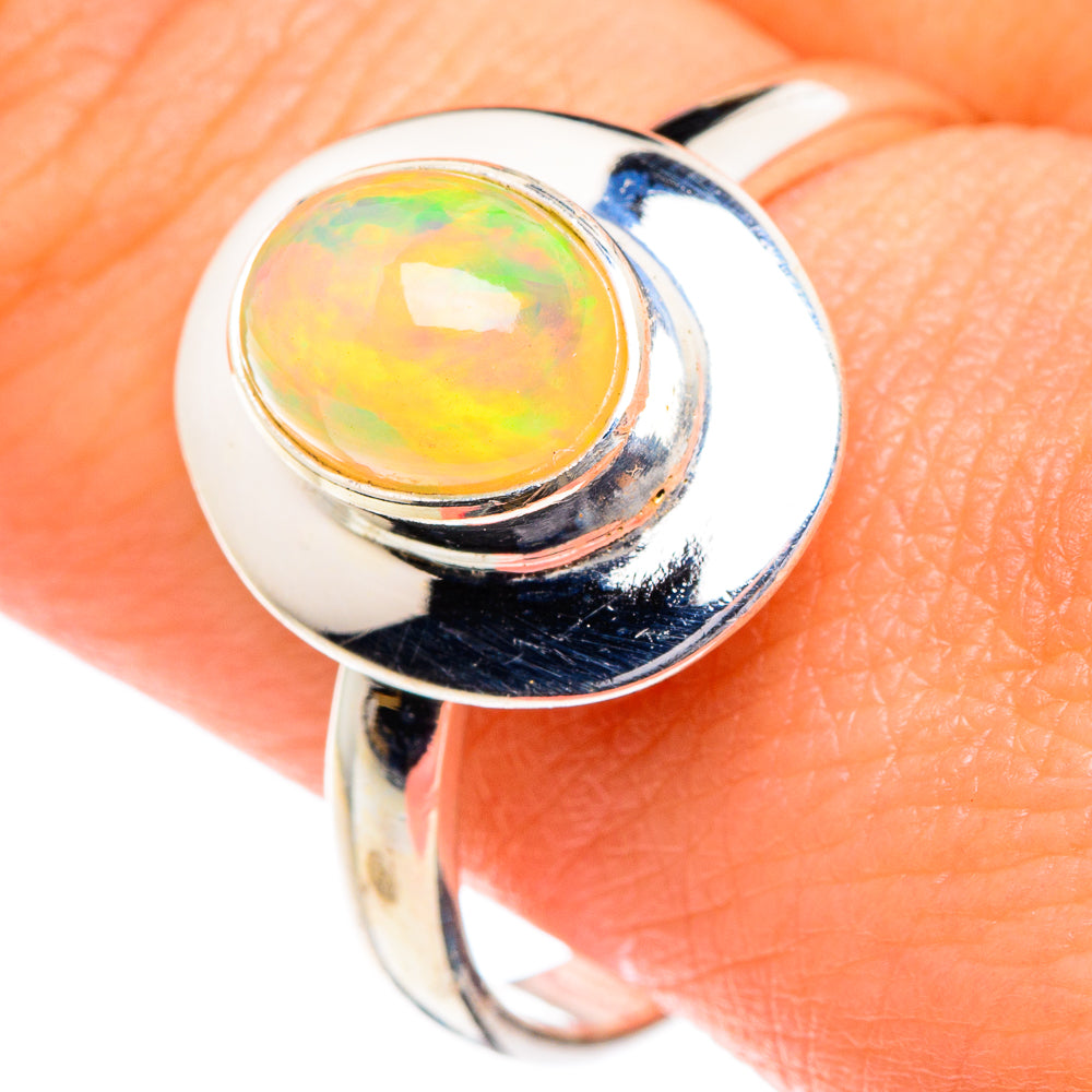 Ethiopian Opal Rings handcrafted by Ana Silver Co - RING87086