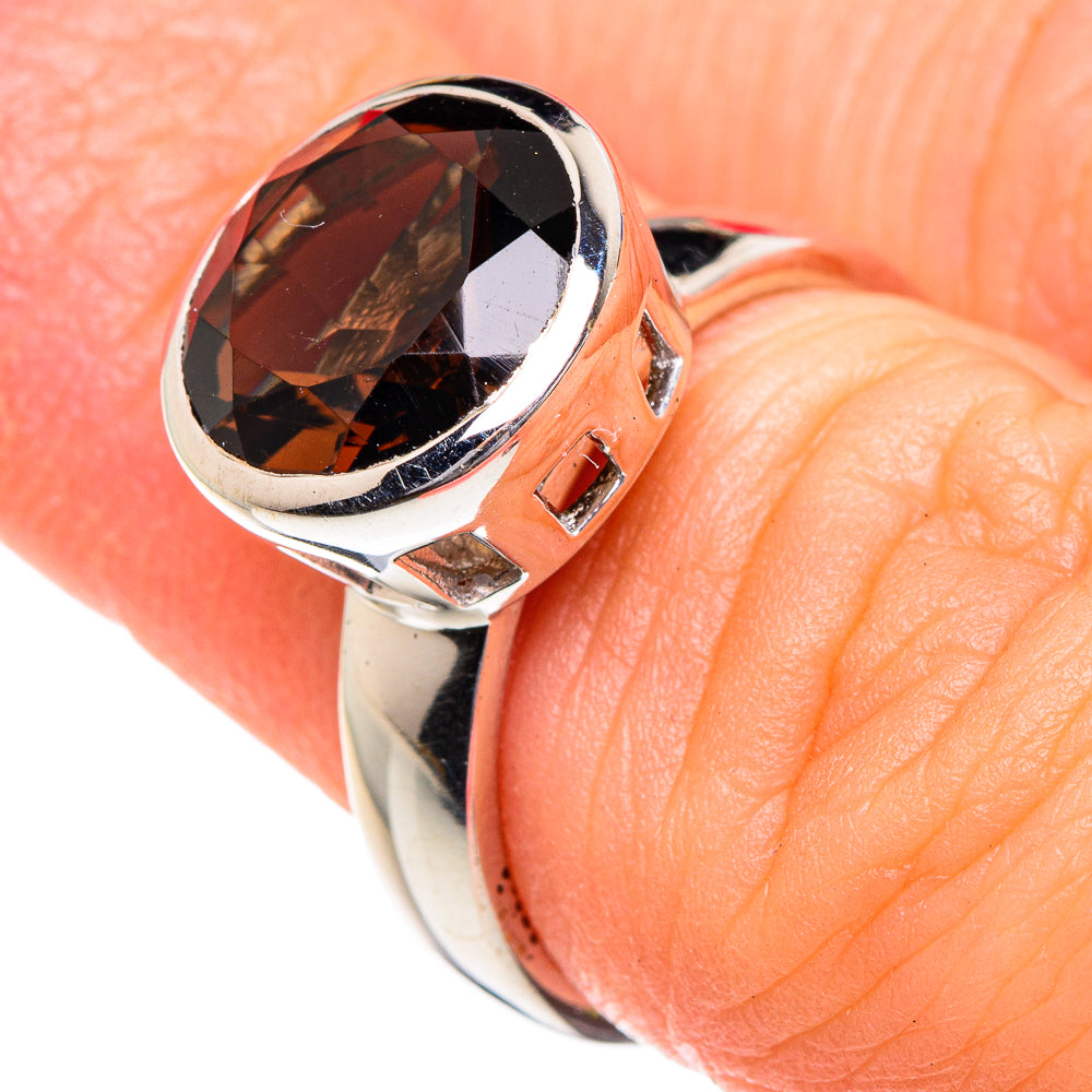 Smoky Quartz Rings handcrafted by Ana Silver Co - RING87093