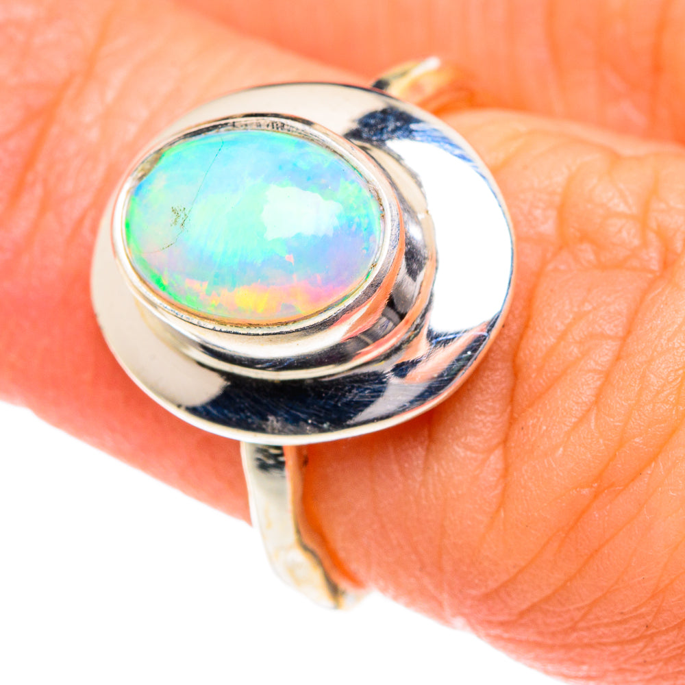 Ethiopian Opal Rings handcrafted by Ana Silver Co - RING87104