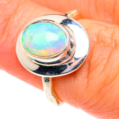 Ethiopian Opal Rings handcrafted by Ana Silver Co - RING87104