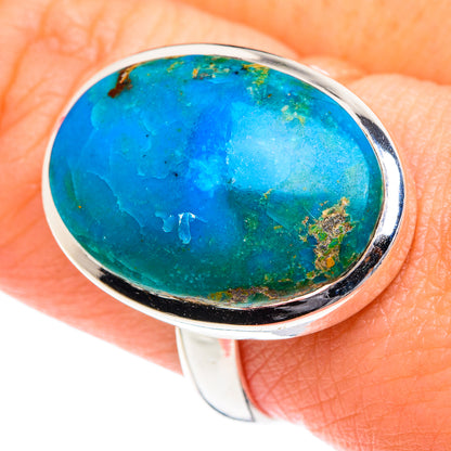 Chrysocolla Rings handcrafted by Ana Silver Co - RING87106