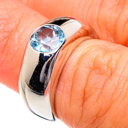 Blue Topaz Rings handcrafted by Ana Silver Co - RING87107