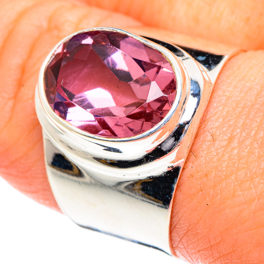Color Change Alexandrite (Lab.) Rings handcrafted by Ana Silver Co - RING87117