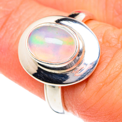Ethiopian Opal Rings handcrafted by Ana Silver Co - RING87121