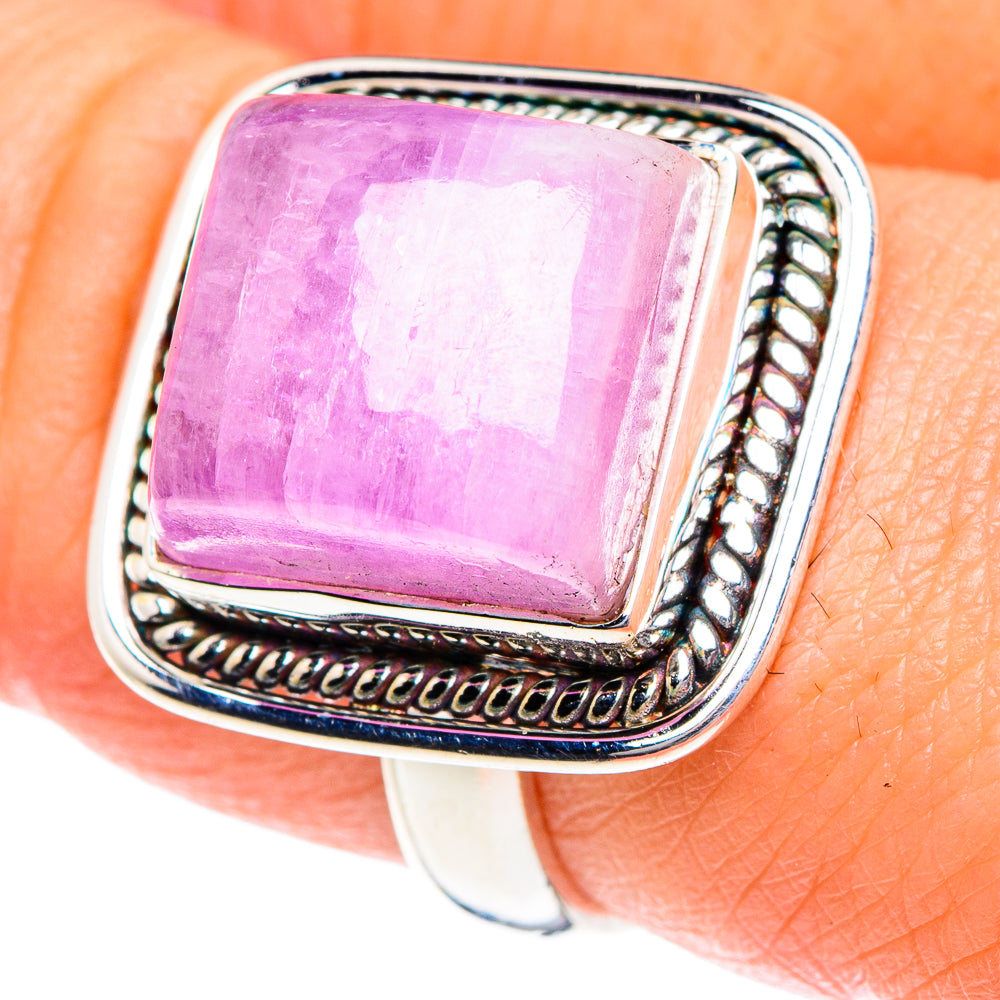 Pink Moonstone Rings handcrafted by Ana Silver Co - RING87131