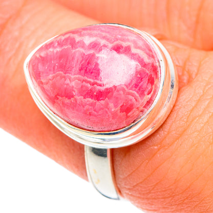 Rhodochrosite Rings handcrafted by Ana Silver Co - RING87132