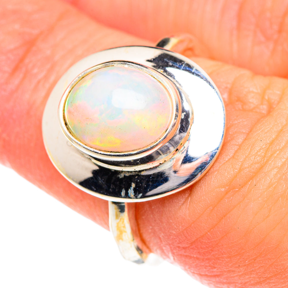 Ethiopian Opal Rings handcrafted by Ana Silver Co - RING87136