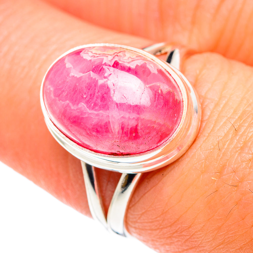 Rhodochrosite Rings handcrafted by Ana Silver Co - RING87145