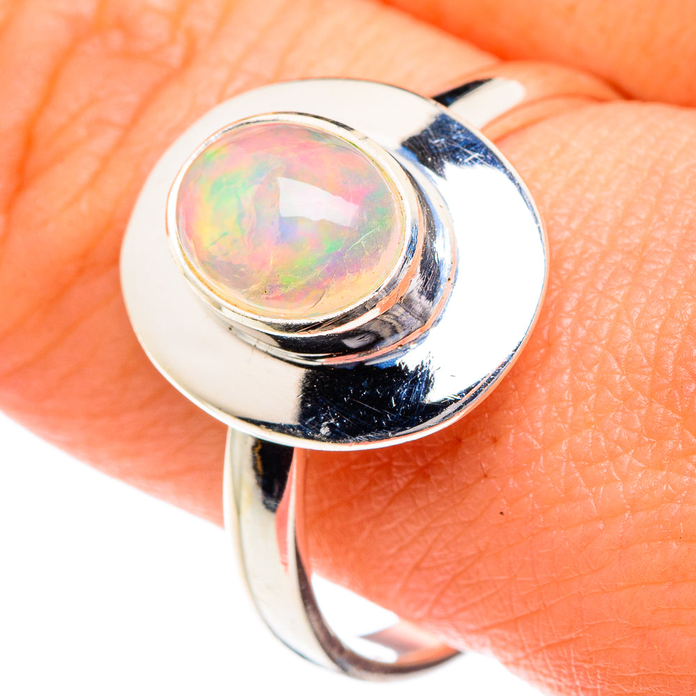 Ethiopian Opal Rings handcrafted by Ana Silver Co - RING87148