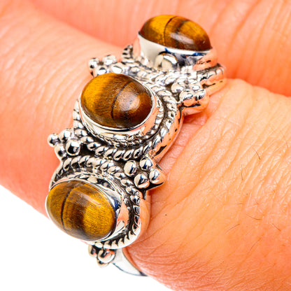 Tiger Eye Rings handcrafted by Ana Silver Co - RING87153