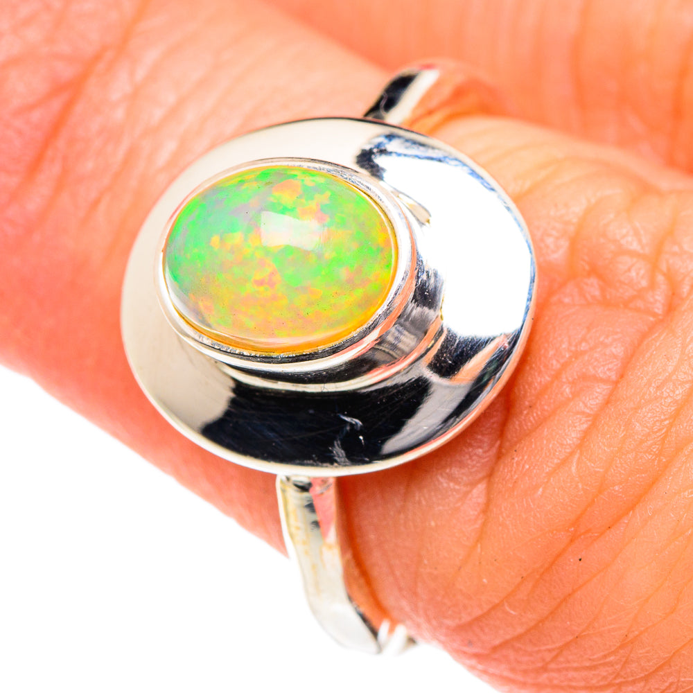Ethiopian Opal Rings handcrafted by Ana Silver Co - RING87156