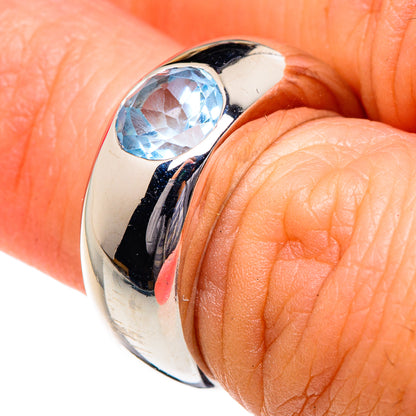 Blue Topaz Rings handcrafted by Ana Silver Co - RING87159