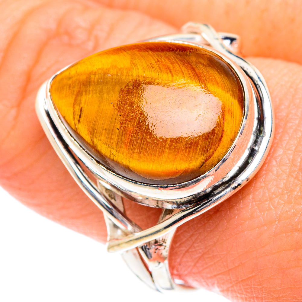 Tiger Eye Rings handcrafted by Ana Silver Co - RING87161