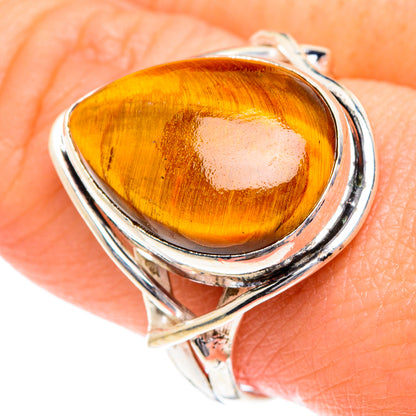 Tiger Eye Rings handcrafted by Ana Silver Co - RING87161