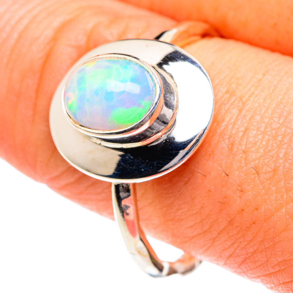 Ethiopian Opal Rings handcrafted by Ana Silver Co - RING87162