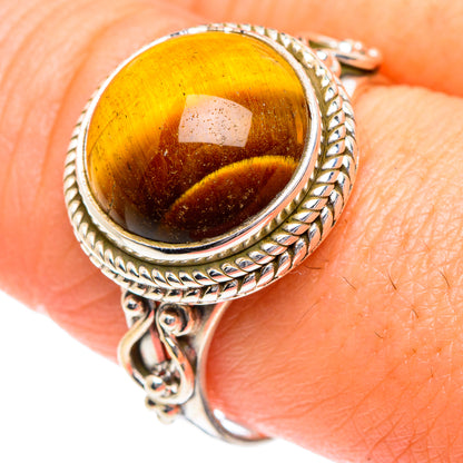 Tiger Eye Rings handcrafted by Ana Silver Co - RING87166
