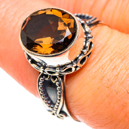 Smoky Quartz Rings handcrafted by Ana Silver Co - RING87167