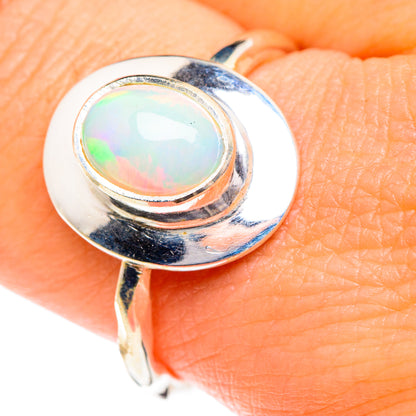 Ethiopian Opal Rings handcrafted by Ana Silver Co - RING87168
