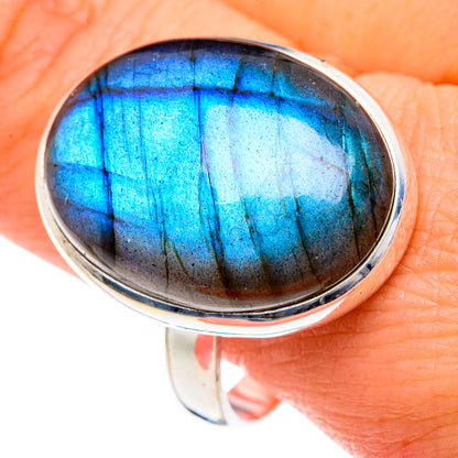 Labradorite Rings handcrafted by Ana Silver Co - RING87173