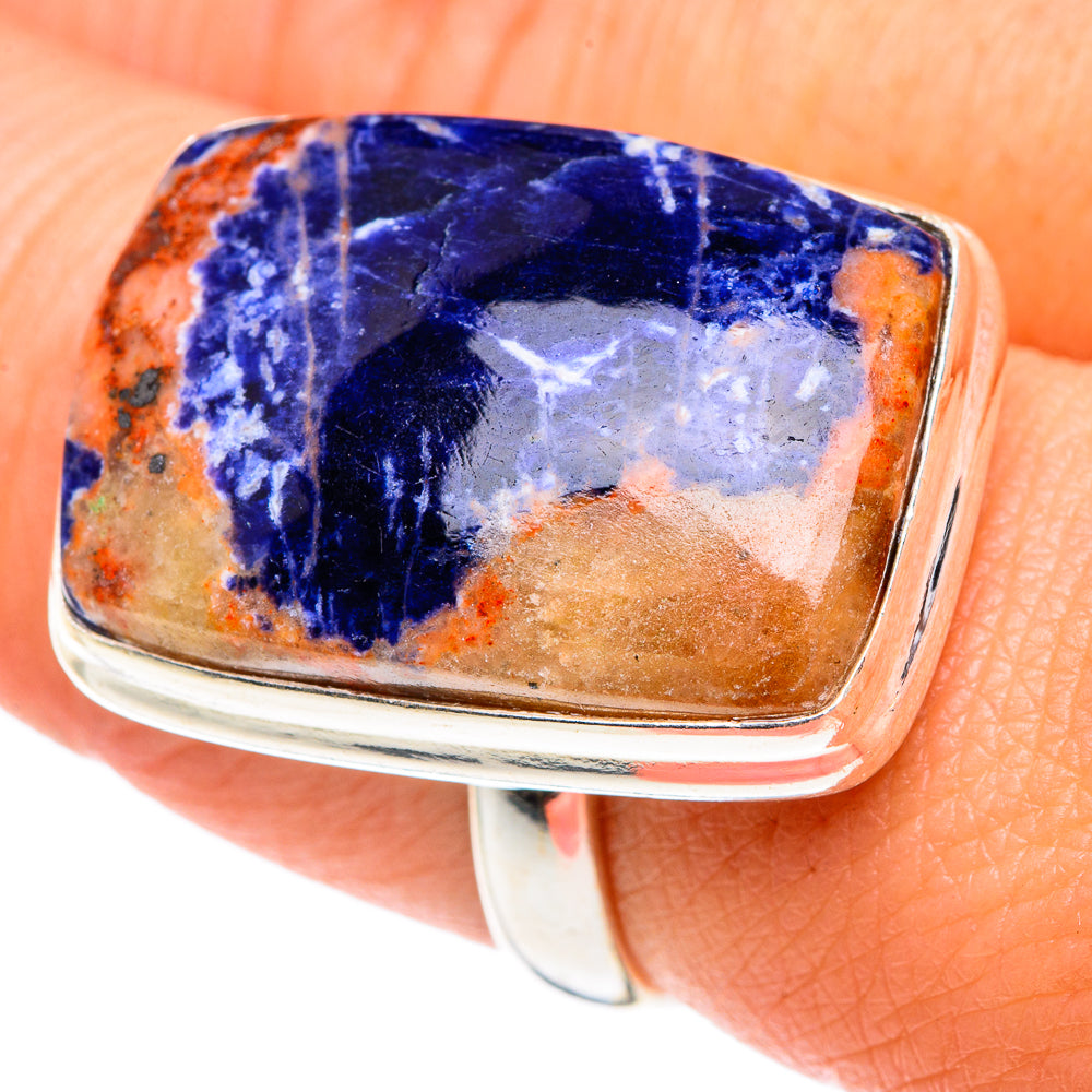 Sodalite Rings handcrafted by Ana Silver Co - RING87175