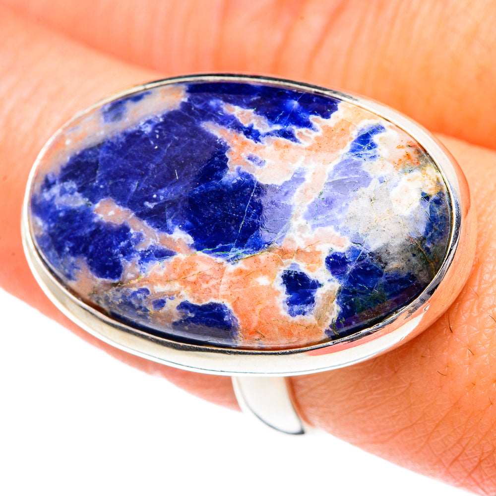Sodalite Rings handcrafted by Ana Silver Co - RING87177
