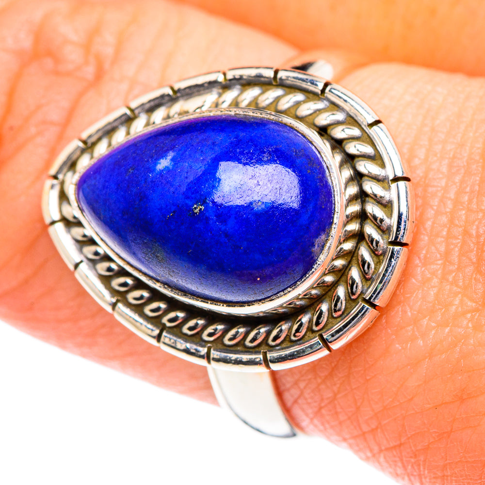 Lapis Lazuli Rings handcrafted by Ana Silver Co - RING87185