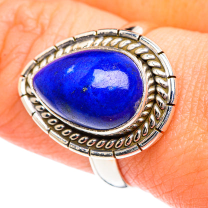 Lapis Lazuli Rings handcrafted by Ana Silver Co - RING87185