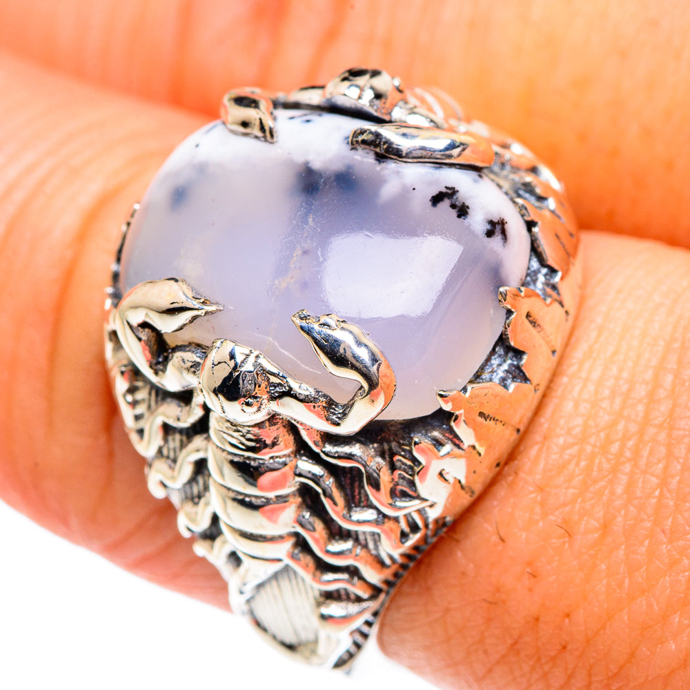 Dendritic Opal Rings handcrafted by Ana Silver Co - RING87202