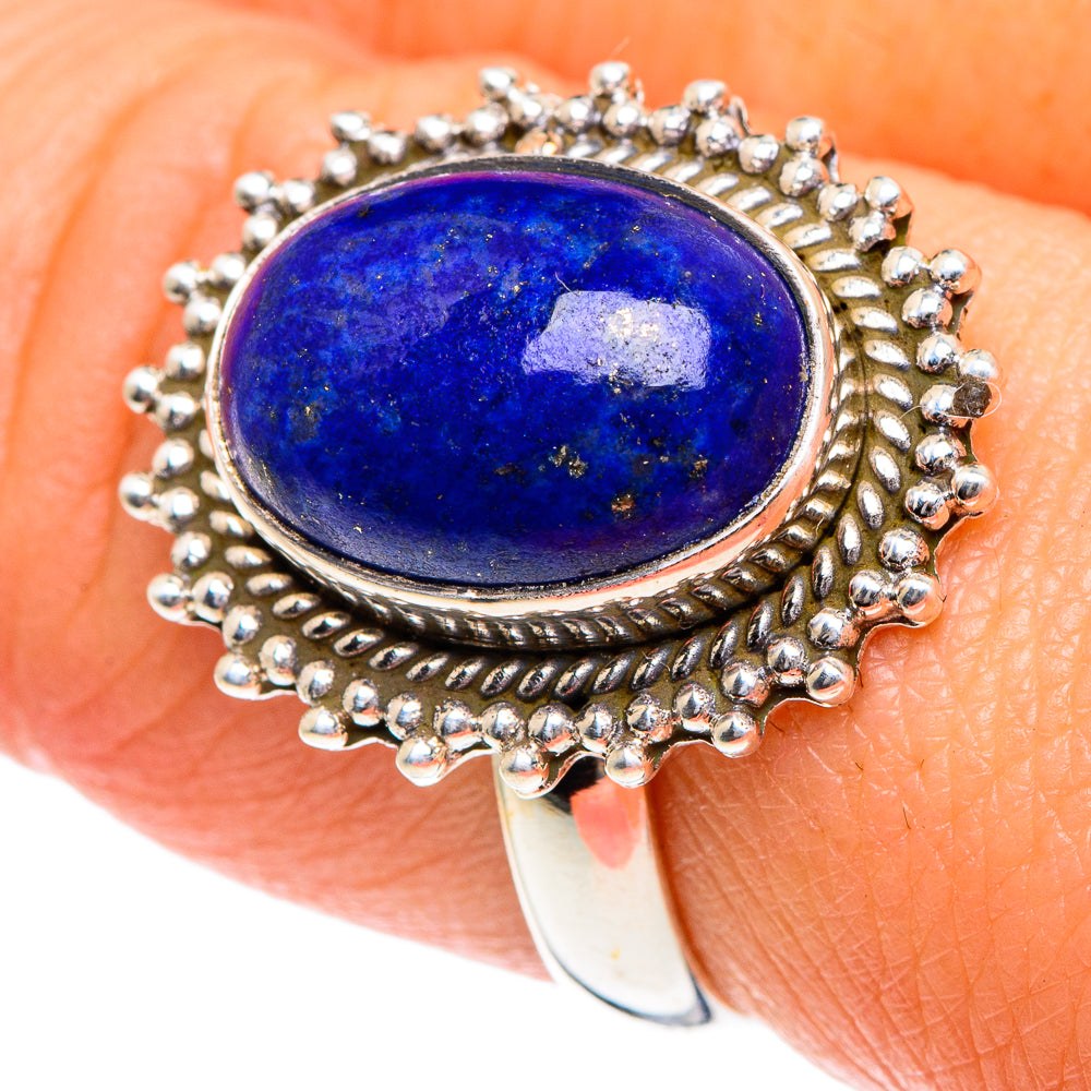 Lapis Lazuli Rings handcrafted by Ana Silver Co - RING87208