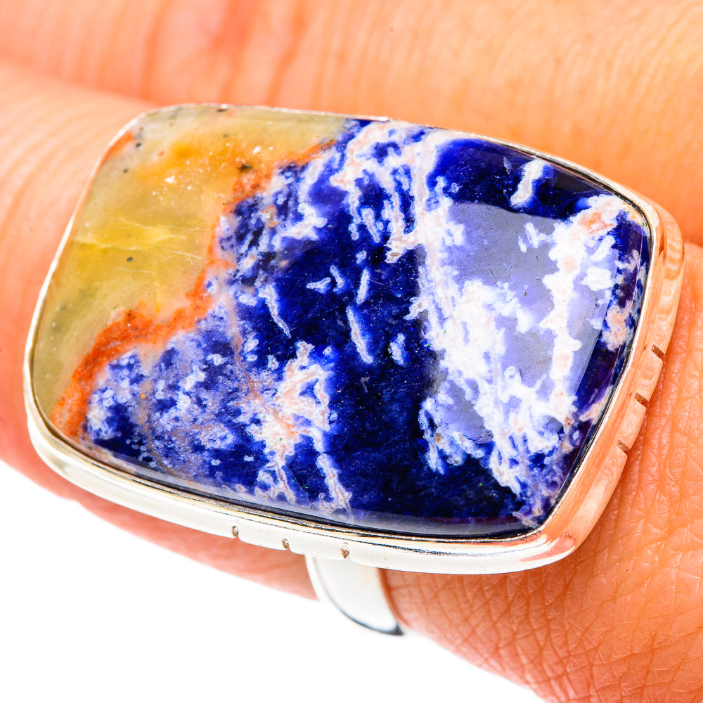 Sodalite Rings handcrafted by Ana Silver Co - RING87222