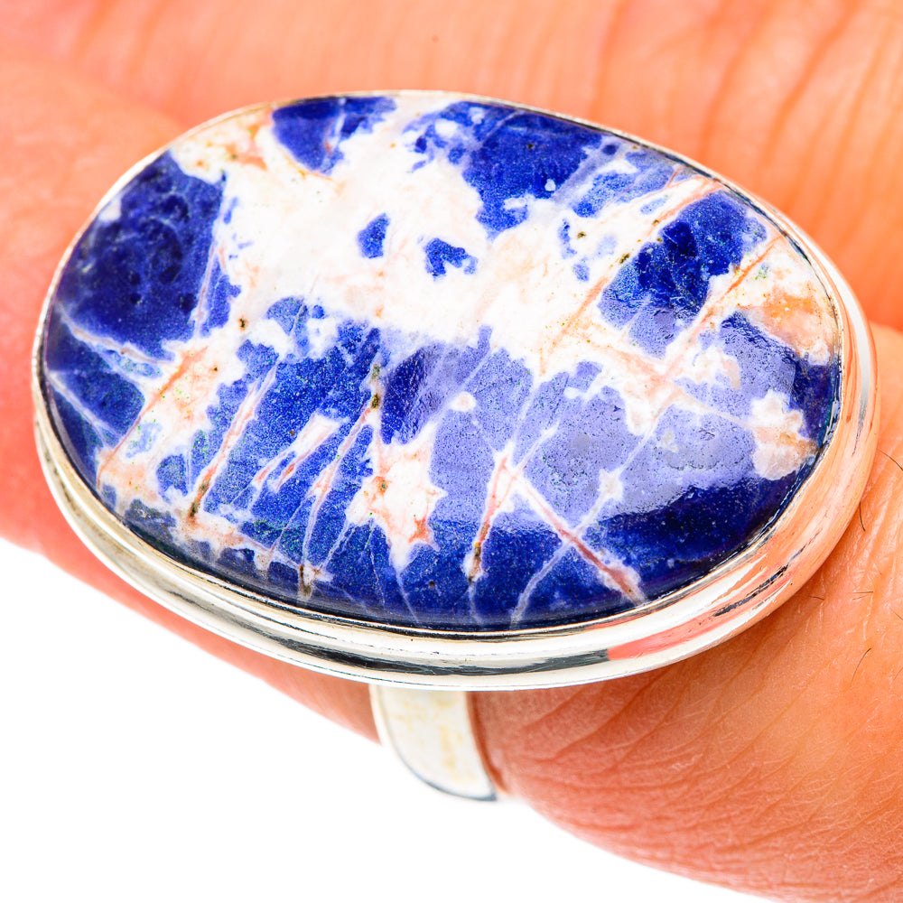 Sodalite Rings handcrafted by Ana Silver Co - RING87226