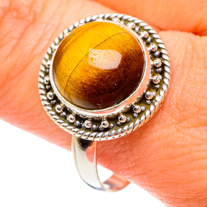 Tiger Eye Rings handcrafted by Ana Silver Co - RING87238