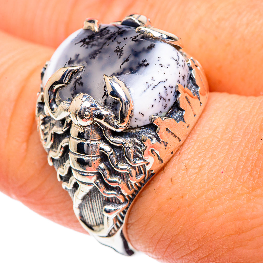 Dendritic Opal Rings handcrafted by Ana Silver Co - RING87250