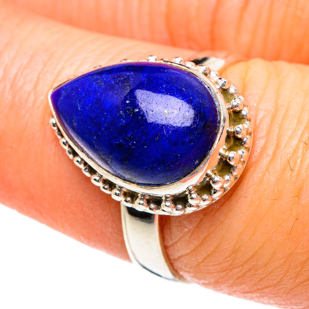Lapis Lazuli Rings handcrafted by Ana Silver Co - RING87258