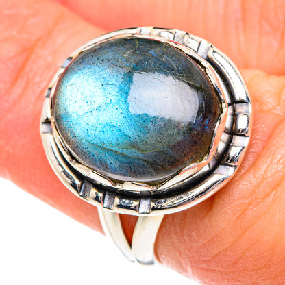 Labradorite Rings handcrafted by Ana Silver Co - RING87268